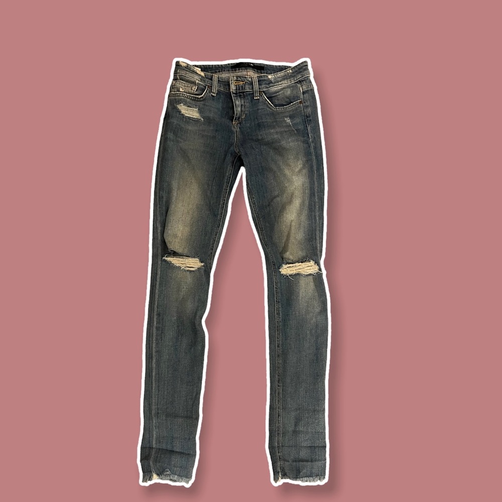 Distressed skinny jeans from Joe’s Jeans